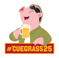 Cuegrass Sticker by The Pit BBQ