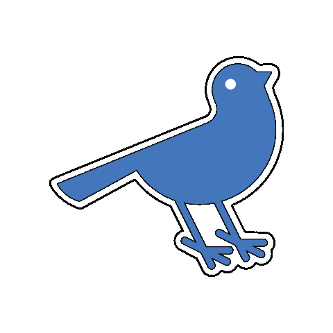 Blue Bird Ski Sticker by Stevens Pass