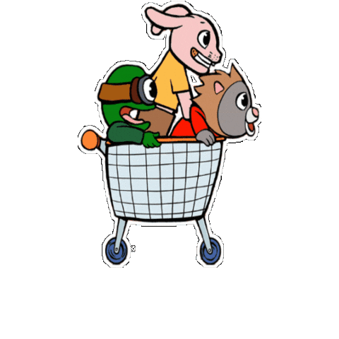 Einkaufswagen Sticker by DIKKA