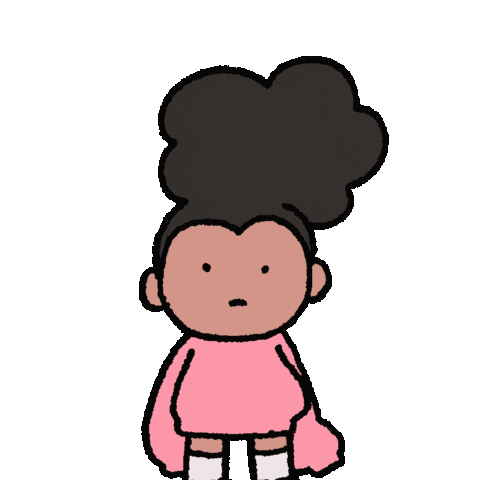 Pink Girl Sticker