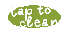 Tap Cleaning Sticker