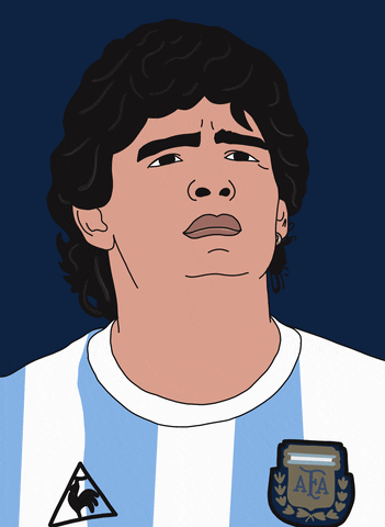 Diego Maradona Football GIF by Petit Mars