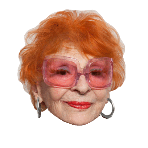 Granny Wink Sticker by Sra. Rushmore