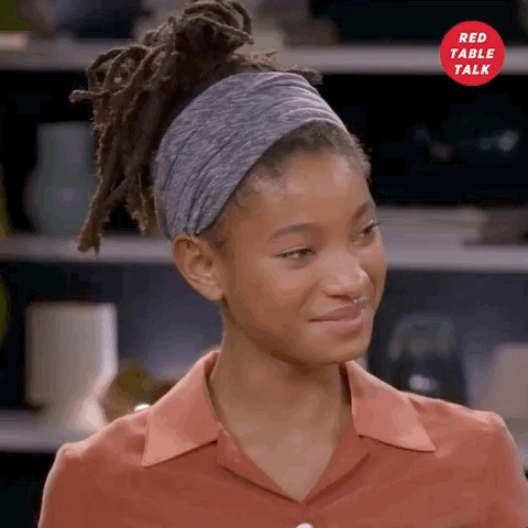 Willow Smith Laugh GIF by Red Table Talk