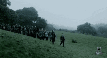 marching tv show GIF by Vikings on HISTORY