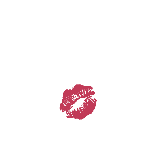 Valentines Day Kiss Sticker