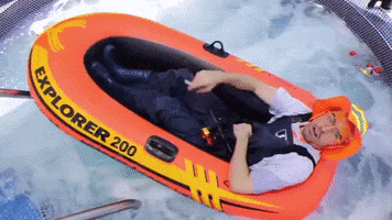 Hot Tub Fishing GIF by Robokid