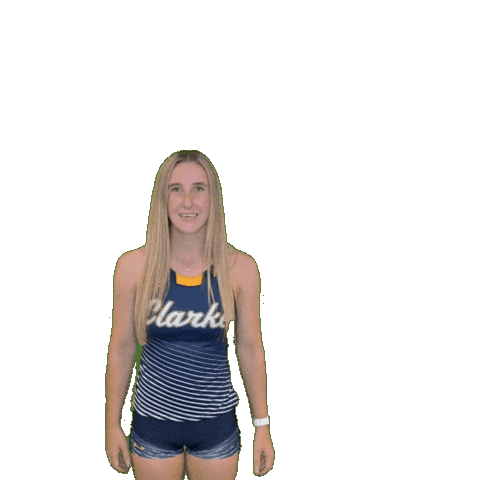 Clarke Athletics Sticker by Clarke University