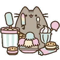 ice cream cat Sticker by Pusheen