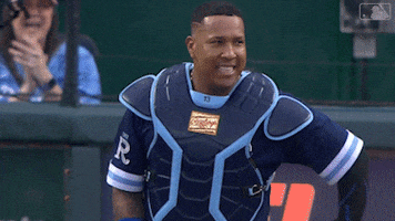 Major League Baseball Smile GIF by Kansas City Royals