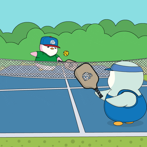 Serve Ping Pong GIF by Pudgy Penguins