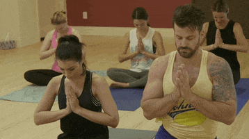 yoga johnny bananas GIF by 1st Look
