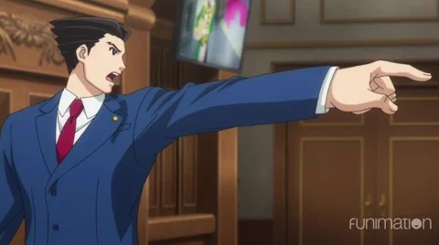 ace attorney lawyer GIF by Funimation