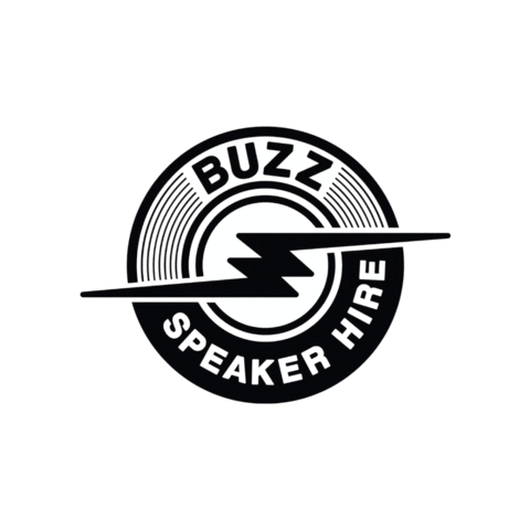 Buzz Speaker Hire Sticker