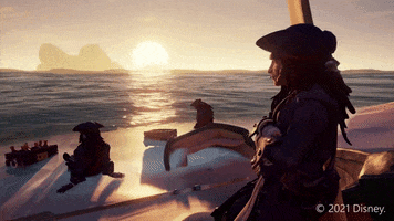 Jack Sparrow Sunset GIF by Sea of Thieves