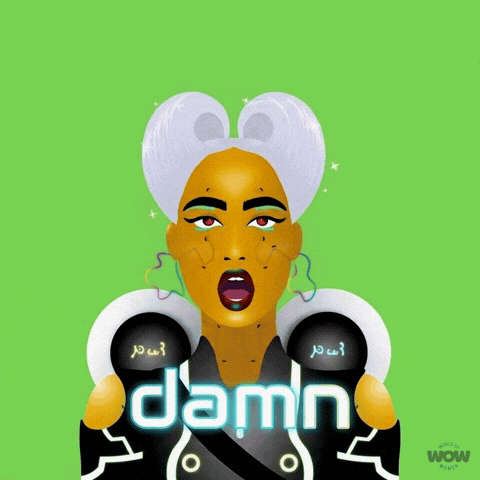 Animated Text Wow GIF by World Of Women