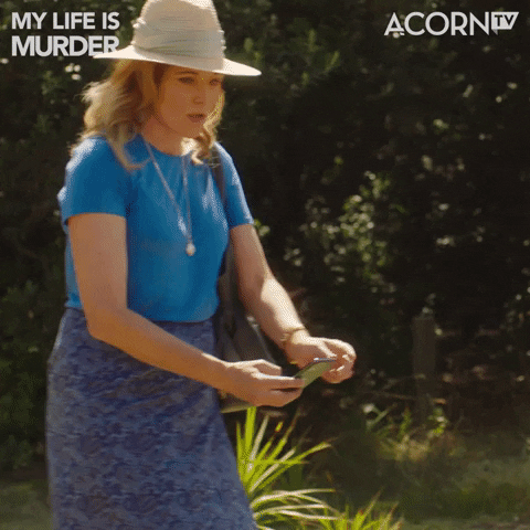 My Life Is Murder Lol GIF by Acorn TV Latin America