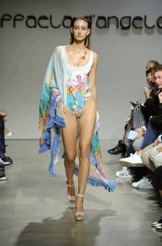 Fashion #Runway #Mfw #Raffaeladangelo #Swimwear #Bikini #Happy #Love GIF
