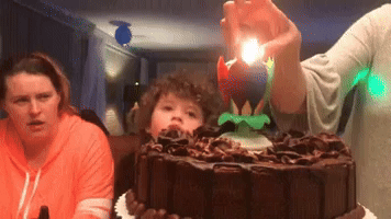 Birthday Candle GIF by moodman