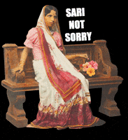 Saree GIF by Sarmaya Arts Foundation