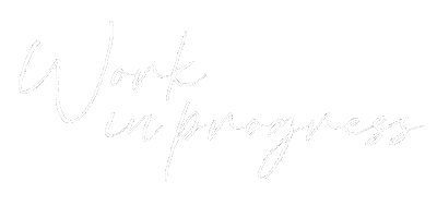 Work In Progress Text Sticker