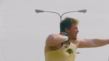 Track And Field Bison GIF by NDSU Athletics