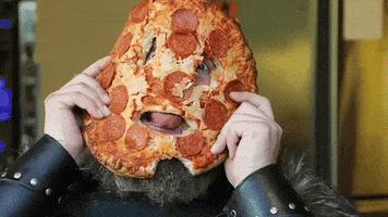pizza mask pizza face GIF