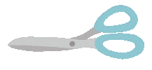 Scissors Sew Sticker by SewSimple