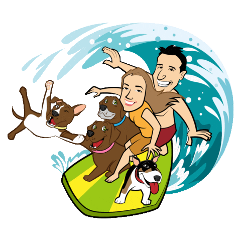 Bali Cacau Sticker by Bono Surf Dog