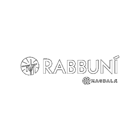 Rabbuni Sticker by Experience Magdala