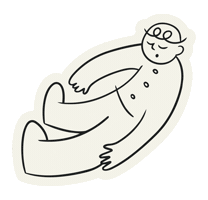 Tired Sleep Sticker by Orus