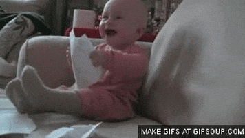 baby laughing GIF