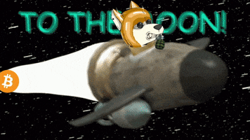 Happy To The Moon GIF by High Street Wolf Society