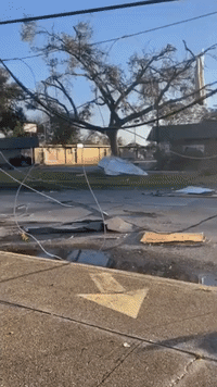 Damage Seen in New Orleans Area After Multiple Tornadoes Tear Through Louisiana
