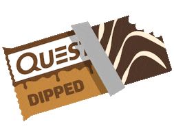 Chocolate Chip Cookie Dough Questbar Sticker by Quest Nutrition