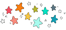 Rainbow Stars Sticker