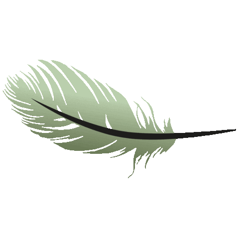 Natuur Veer Sticker by Studio Pixels & Dots