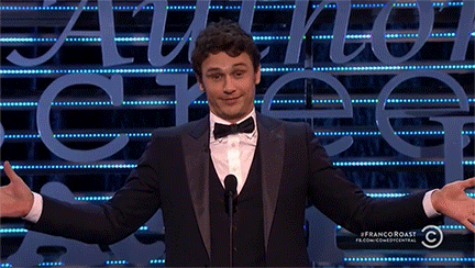 thank you, james franco, bow, take a bow Gif For Fun – Businesses in USA