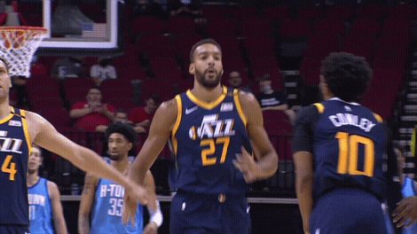 Rudy Gobert Smile GIF by Utah Jazz - Find & Share on GIPHY