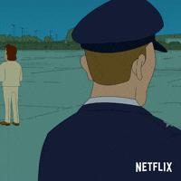 f is for family smirk GIF by NETFLIX