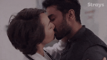 Kissing In Love GIF by Strays