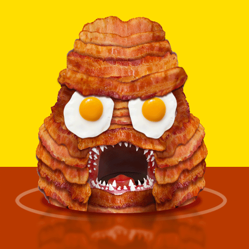 Bacon Creature Gif By At America’S Diner We Pronounce It GIF