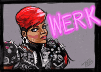 Coco Montrese Lip Sync Gif