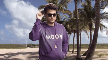 John Mayer Moon GIF by BuzzFeed