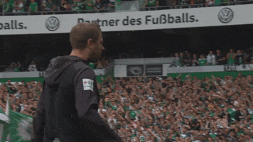 celebration kohfeldt GIF by SV Werder Bremen