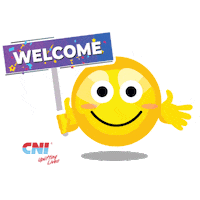 Welcome To Thank You Sticker by CNI