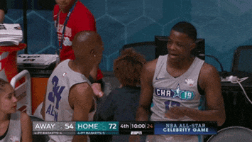 ray allen laughing GIF by NBA