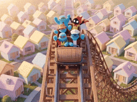 Roller Coaster Friends GIF by G*BOY