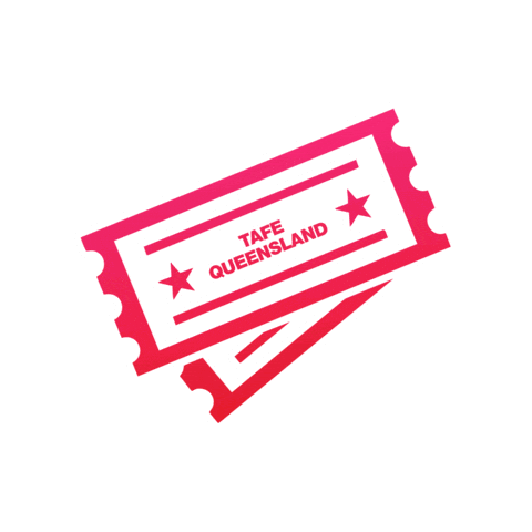 Graduation Ticket Sticker by TAFE Queensland