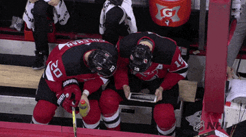 watching ice hockey GIF by NHL